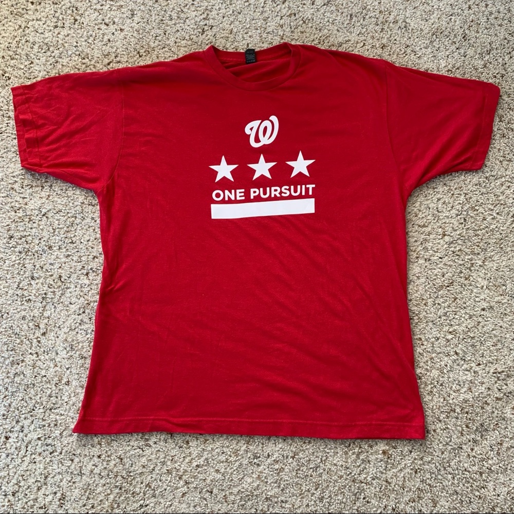 WASHINGTON NATIONALS MENS LARGE 2019 SCHEDULE TSHIRT